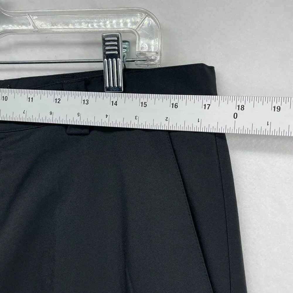 Adidas Golf Pants Men's Size 34 Chino Flat Front Straight Leg Performance Black - Picture 8 of 10